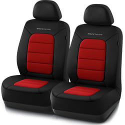 Skechers Memory Foam Car Seat Covers Thick Cool Touch Fabric Seat Covers car seat Protector Two Front Airbag Compatible Automotive Comfort Protection