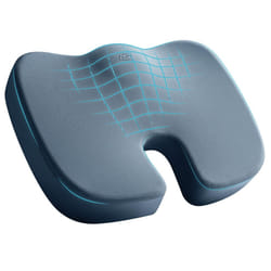 Skechers Memory Foam Seat Cushion Office Chair Cushion for Tailbone Pain Relief Butt Pillow for Office Chair Car seat Cushion Computer Desk Long Sitti
