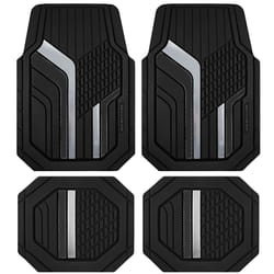 Skechers Heavy Duty Rubber Car Floor Mats Dual Color Design Floor Mats All Weather Car Mats Waterproof Trim To Fit Universal Floor Liner Car Accessori