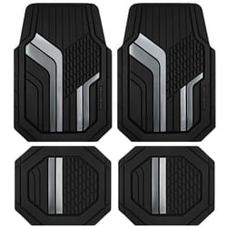 Skechers Heavy Duty Rubber Car Floor Mats Dual Color Design Floor Mats All Weather Car Mats Waterproof Trim To Fit Universal Floor Liner Car Accessori