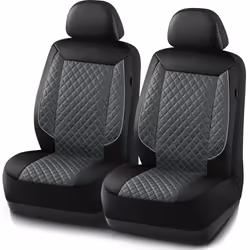 Skechers Car Seat Covers Piping Luxury Faux Seat Covers Waterproof Anti Slip Car Seat Protector Front Seats Car Accessories A ...