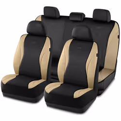 Skechers Car Seat Covers Leather Seat Covers with GOGA Mat Technology Waterproof Car Seat Covers Full Sets Airbag Compatible  ...
