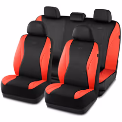 Skechers Car Seat Covers Leather Seat Covers with GOGA Mat Technology Waterproof Car Seat Covers Full Sets Airbag Compatible ...