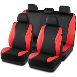 Skechers Car Seat Covers Leather Seat Covers with GOGA Mat Technology Waterproof Car Seat Covers Full Sets Airbag Compatible Comfort Universal Fit for