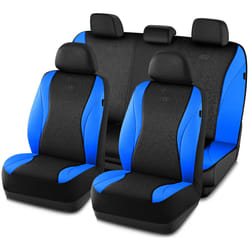 Skechers Car Seat Covers Leather Seat Covers with GOGA Mat Technology Waterproof Car Seat Covers Full Sets Airbag Compatible Comfort Universal Fit for