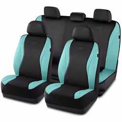 Skechers Car Seat Covers Leather Seat Covers with GOGA Mat Technology Waterproof Car Seat Covers Full Sets Airbag Compatible ...