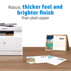 HP HeavyWeight Project Paper  Matte  8.5x11 in  40 lb  250 sheets  works with inkjet  PageWide  laser printers (Z4R14A)