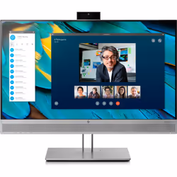HP EliteDisplay E243m computer monitor 60.5 cm (23.8") 1920 x 1080 pixels Full HD LED Black, Silver