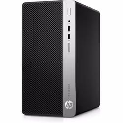 HP ProDesk 400 G4 Intel® Core™ i5 i5-7500 4 GB DDR4-SDRAM 500 GB HDD Windows 10 Pro Desktop PC Black