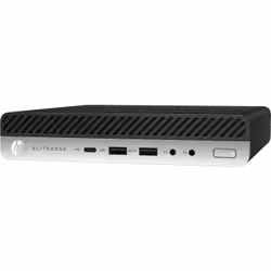 HP EliteDesk 800 G3 Intel® Core™ i5 i5-6500 8 GB DDR4-SDRAM 500 GB HDD Windows 10 Pro Mini PC Black, Silver