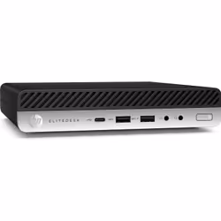 HP EliteDesk 800 G3 Intel® Core™ i5 i5-6500 8 GB DDR4-SDRAM 500 GB HDD Windows 10 Pro Mini PC Black, Silver