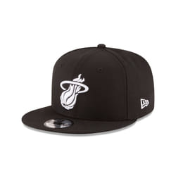 New Era NBA Miami Heat Men's 9Fifty Snapback Cap  One Size  Black