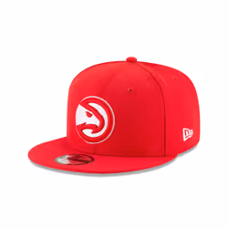 NBA Atlanta Hawks Adult Men NBA 9Fifty Team Color Basic Snapback Cap OSFA Red