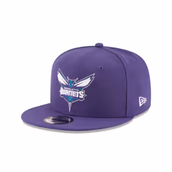 NBA Charlotte Hornets Adult Men NBA 9Fifty Team Color Basic Snapback Cap OSFA Purple