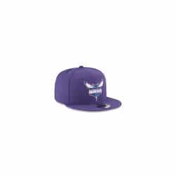NBA Charlotte Hornets Adult Men NBA 9Fifty Team Color Basic Snapback Cap OSFA Purple