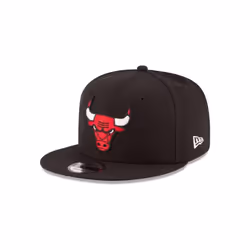 NEW ERA NBA Chicago Bulls Adult Men NBA 9Fifty Team Color Basic Snapback Cap OSFA Black