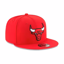 NBA Chicago Bulls Men's 9Fifty Team Color Basic Snapback Cap  One Size  Red