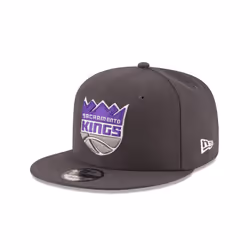 NBA Sacramento Kings Men's 9Fifty Team Color Basic Snapback Cap One Size Graphite