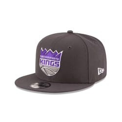 NBA Sacramento Kings Men's 9Fifty Team Color Basic Snapback Cap  One Size  Graphite