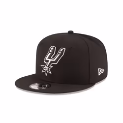NBA San Antonio Spurs Adult Men NBA 9Fifty Team Color Basic Snapback Cap OSFA Black