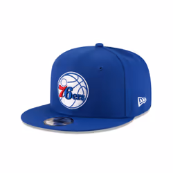 NBA Philadelphia 76Ers Adult Men NBA 9Fifty Team Color Basic Snapback Cap OSFA Royal