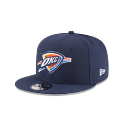 NBA Oklahoma City Thunder Adult Men NBA 9Fifty Team Color Basic Snapback Cap Osfa Navy