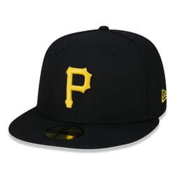 Men's Pittsburgh Pirates New Era Black Game Authentic Collection On-Field 59FIFTY Fitted Hat Size 7 3/8