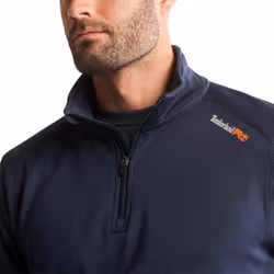 Timberland PRO mens 1/4 Zip Understory Top Fleece Jacket  Navy Heather