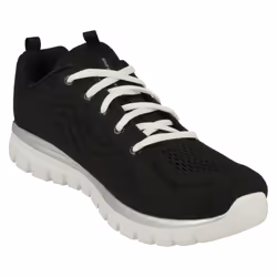 Ladies Skechers Casual Trainer Get Connected - Black, UK 4