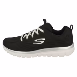 Ladies Skechers Casual Trainer Get Connected - Black, UK 5