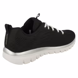 Ladies Skechers Casual Trainer Get Connected - Black, UK 7 - Additional view 4