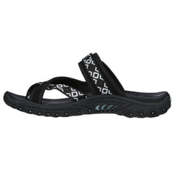 Skechers Women's Reggae-Trailway Flip-Flop black 12 M US