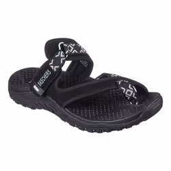 Skechers Women's Reggae-Trailway Flip-Flop black 12 M US