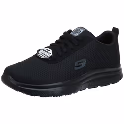 Skechers mens Flex Advantage Sr - Bendon Work Shoe Black Mesh/Water/Stain Repellent Treatment 8 Wide US