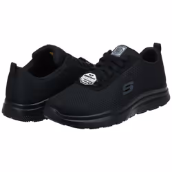 Skechers mens Flex Advantage Sr - Bendon Work Shoe  Black Mesh/Water/Stain Repellent Treatment  8 Wide US