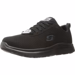 Skechers Mens Flex Advantage Bendon Work Shoe Black 85 Wide