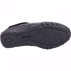 ) Breathe-Easy Playground Poppies | Black | Girls Riptape School Shoes - 9.5 (Children's - Additional view 4