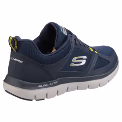 New Mens/Gents Navy/Lime Skechers Flex Advantage Lace Ups Trainers UK Size 10