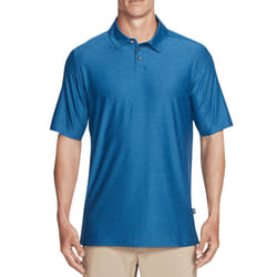Skechers Golf Mens Pine Valley Classic Breathable Performance Polo Shirt - S, Imperial Blue Heather