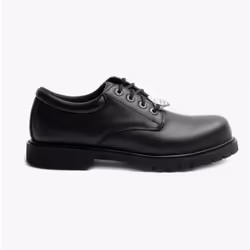 Skechers Work 77041EC/BLK RELAXED FIT: COTTONWOOD - ELKS SR Mens Leather Anti-Slip Shoes Black - UK 9