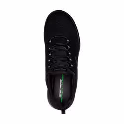 ) Skechers Dynamight Polyester Men's Black Trainers - Black, 8 (Adults' - Additional view 2