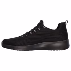 ) Skechers Dynamight Polyester Men's Black Trainers - Black, 8 (Adults' - Additional view 3