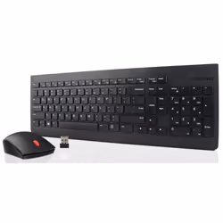 Lenovo 4X30M39496, Full-size (100%), Wireless, RF Wireless, Black, Mouse included