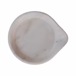 Bloomingville White Marble Spoon Rest, 5"" L x 5"" W x 1"" H