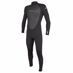 O'Neill Men's Reactor-2 3/2mm Back Zip Full Wetsuit Black/Black M