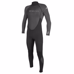 ONeill Mens Reactor-2 32mm Back Zip Full Wetsuit Blackgraphite XLS