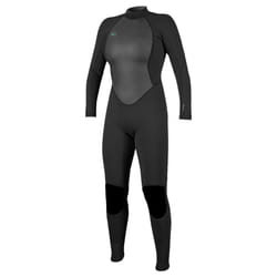 O'Neill Women's Reactor-2 3/2mm Back Zip Full Wetsuit  Black/Black  8T