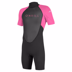 O'Neill Wetsuits Youth Reactor-2 2mm Back Zip Short Sleeve Spring Wets