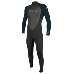 O'Neill Wetsuits mens REACTOR-2 3/2MM BACK ZIP FULL Wetsuits  Black/Slate  Medium