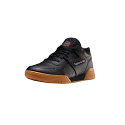 Reebok Men Workout Plus Sneaker  Black/Carbon/Classic red  10